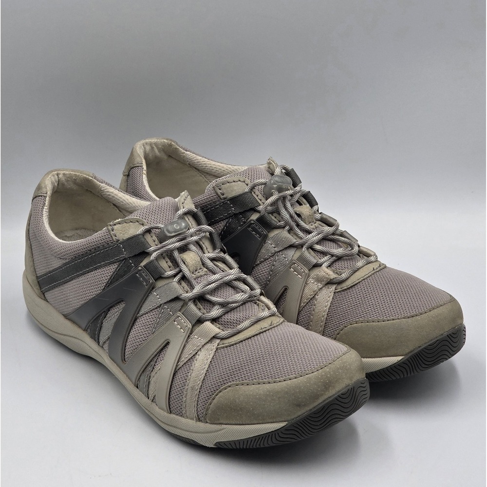 Dansko Henriette Gray Suede Comfort Walking Sneakers Womens US 7.5 EU 38